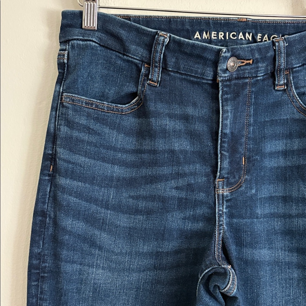 American Eagle Outfitters Dark Blue Skinny Jeans - Picture 8 of 10